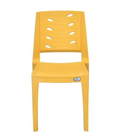 Nilkamal Fern Plastic Armless Chair | Modern Mid Back Chair for Home Use | Vibrant Colours