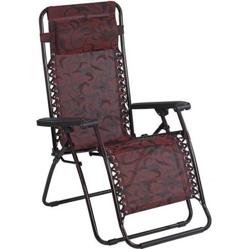 Nilkamal Frolic Easy Chair – Brown | Sturdy Iron Frame Relaxing Chair for Home & Balcony
