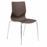 Nilkamal Zing Plastic Chair – Brown | Lightweight, Stackable & Weather‑Resistant Chair (Single)