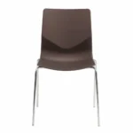 Nilkamal Zing Plastic Chair – Brown | Lightweight, Stackable & Weather‑Resistant Chair (Single)