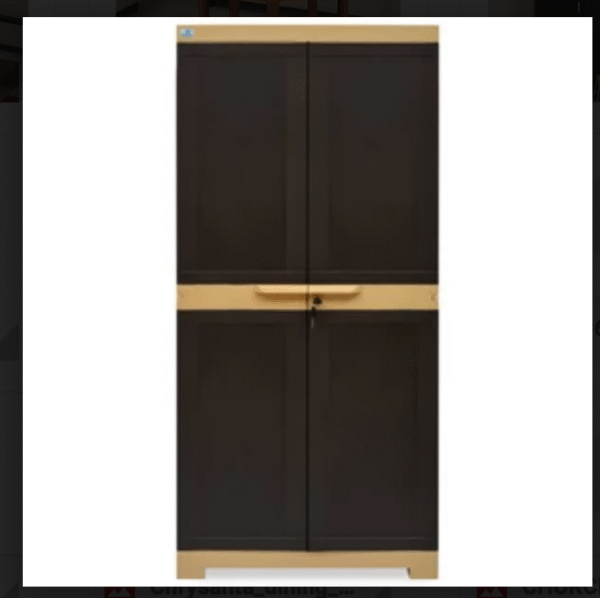 Nilkamal FB-1 Plastic Double Door Wardrobe | Multipurpose Cabinet for Home, Office, Café, and More