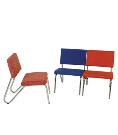 KRISHTHA Office Visitor Chair | Comfortable & Durable Guest Seating with Armrests | Ideal for Reception, Conference & Workspaces