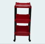 Nilkamal Space Saving Plastic Storage Shelves | Multi-Tier Organizer for Kitchen, Bathroom, Living Room, Office & More | Durable & Compact Utility Rack