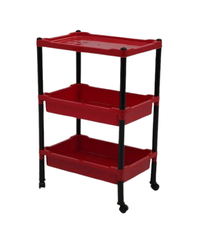 Nilkamal Space Saving Plastic Storage Shelves | Multi-Tier Organizer for Kitchen, Bathroom, Living Room, Office & More | Durable & Compact Utility Rack