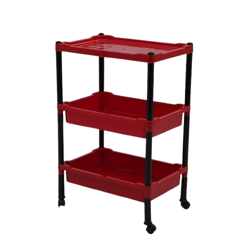 Nilkamal Space Saving Plastic Storage Shelves | Multi-Tier Organizer for Kitchen, Bathroom, Living Room, Office & More | Durable & Compact Utility Rack