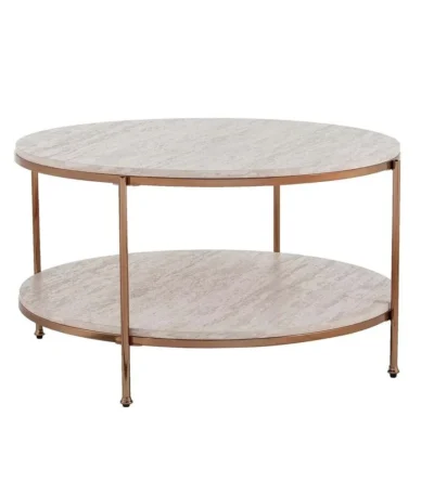 Nilkamal Stainless Steel Coffee Table – Durable Iron Frame, Modern Design for Home