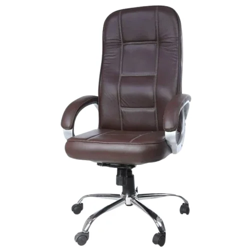 Krishtha Brown High Back Leather Office Chair