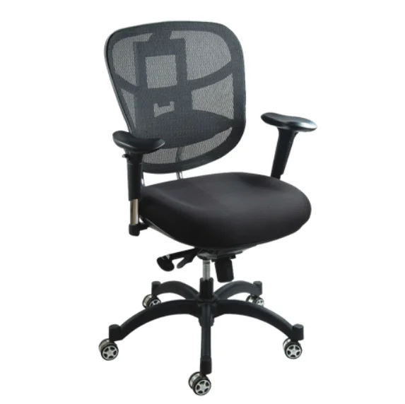 Krishtha STC1054 Mesh Office Chair – Black