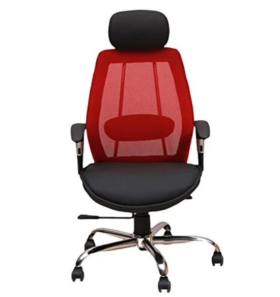 Krishtha Back Support Computer Table Adjustable Home Desk Chair Krishtha High Back Office Chair – Brown