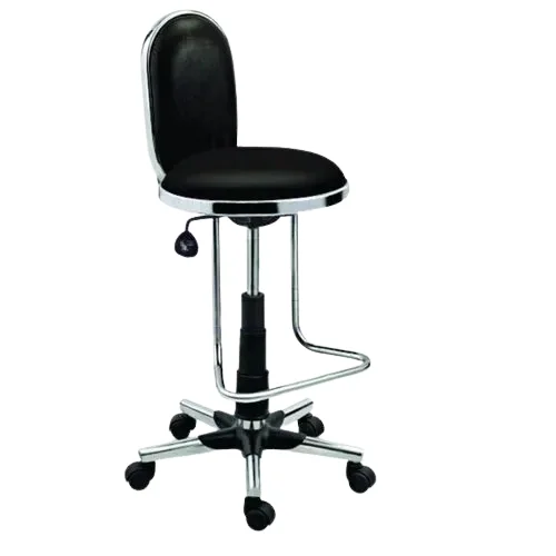 KRISHTHA Black Cafe and Lounge Series Chair | Stylish Seating for Cafe, Lounge & Bar Use